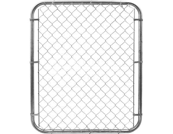 Ворота из сетки-рабицы