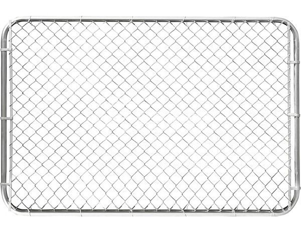 Ворота из сетки-рабицы