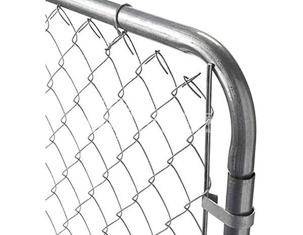 Ворота из сетки-рабицы