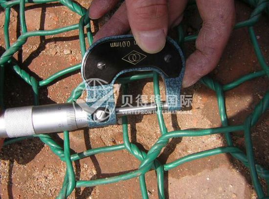 Цветные габионы с полимерным покрытием