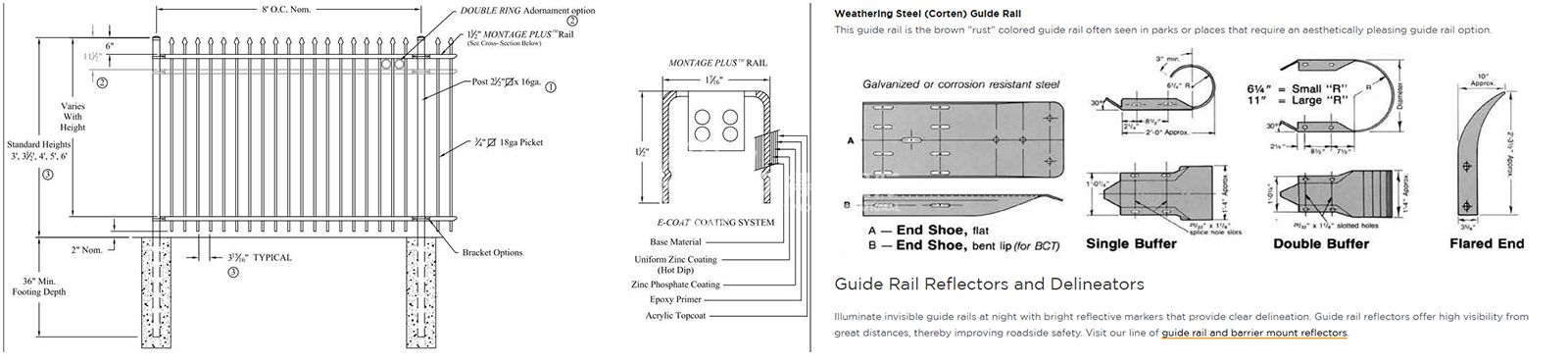 W-образный дорожный отбойник